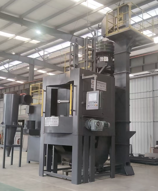 福州转盘式喷砂机 提升圆形工件处理效率